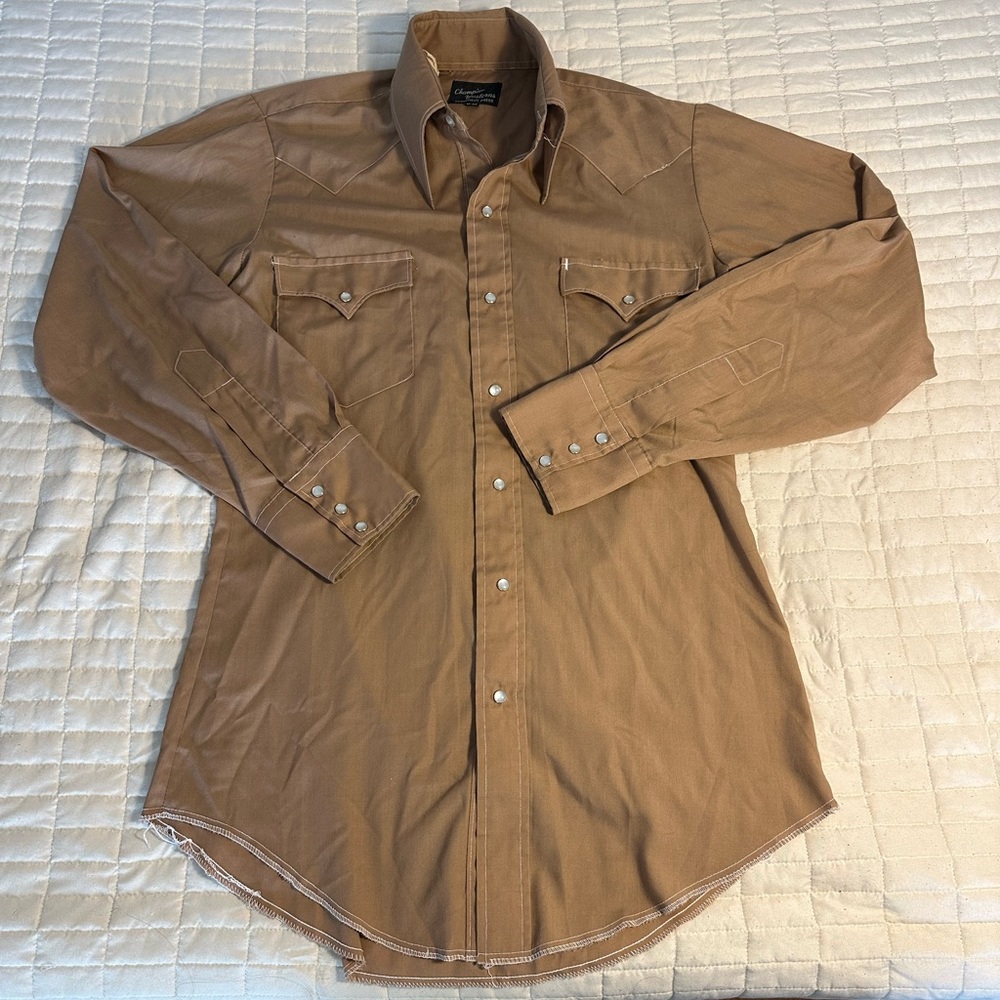 Vintage 70s Western Pearl Snap Shirt